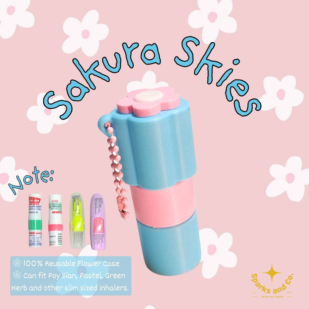 Flower Case For 2 In 1 Inhalers