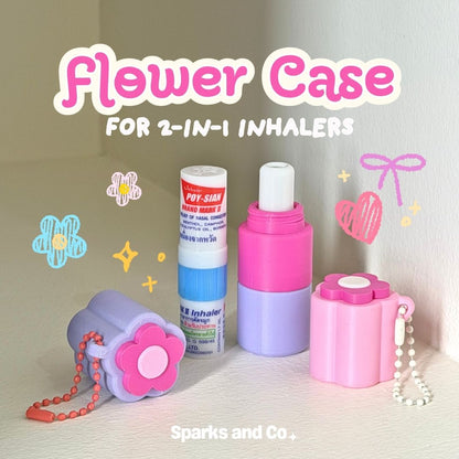 Flower Case For 2 In 1 Inhalers